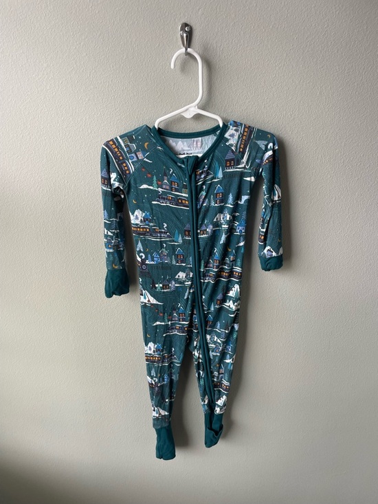 Little Sleepies Other - Little Sleepies Midnight Express Bamboo Zippy Sleeper - Holiday Print